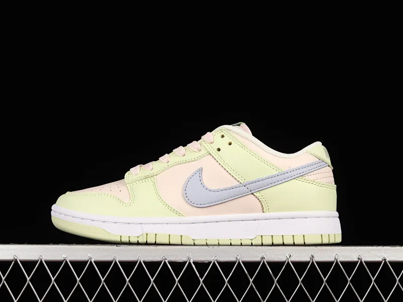 All Categories Nk SB Dunk Series Nk SB Dunk Low Low-top Sneakers J Version Nk SB Dunk Low Prm Ice Lemon Yellow Pink Color SB Smashed Backboard Fashion Casual Sneakers DD1503-600